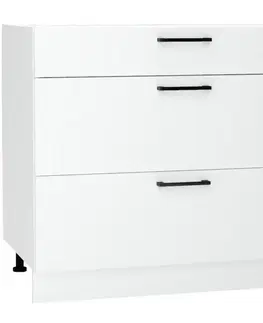 Kuchynské skrinky stojace Kuchynská skrinka Max D90pc S/3 biela