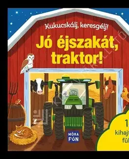 Leporelá, krabičky, puzzle knihy Kukucskálj, keresgélj! - Jó éjszakát, traktor!