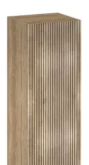 Kúpeľňový nábytok SAPHO - ESPACE STRIP skrinka 35x172x32cm, 2x dvierka, ľavá/pravá, dub alabama ESC230-2322