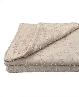 Prehozy na posteľ Prikrývka na posteľ Milo 170x220 svetloružová