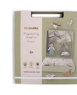 Magnetické hry FILIBABBA FILIBABBA - Magnetická hra - Lesná zábava