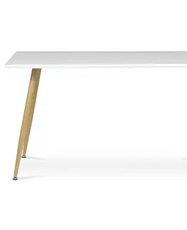 Konferenčné stolíky Jedálenský stôl 140 x 80 cm, biela