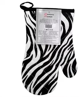 Bytový textil Kuchynská rukavica OTC-12476 17x27 cm zebra