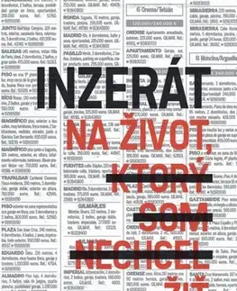 Slovenská beletria Inzerát na život, ktorý som nechcel žiť - Peter Bílý