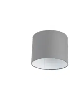 Tienidlo na lampu Tienidlo lampy sivé 18/18/14 s bielym vnútrom
