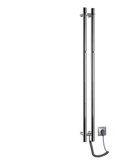 Svietidlá Sapho - Elektrický sušiak na uteráky PAPINADO 40W 120x11 cm lesklý chróm ER740