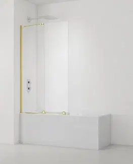 Sprchové dvere Vaňová zástena SAT Walk-In Xmotion 150x117,5 cm zlatá SATWIXMVZ150Z SATWIXMVZ150Z