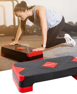 Step mostíky Aerobic step inSPORTline AS150 čierno-červená