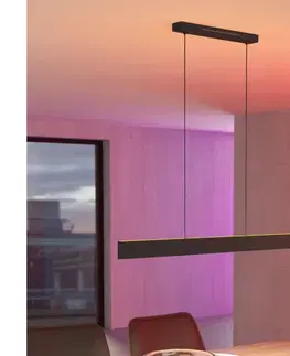 Svietidlá Eglo 900878 - LED RGBW Stmievateľný luster na lanku ANDREAS-Z LED/38W/230V čierna 900878