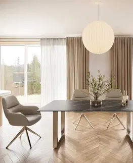 Jedálenské stoly DELIFE Jedálenský stôl Edge 200x100 keramika Laminam® Noir Desir hnedá nerezová oceľ široký