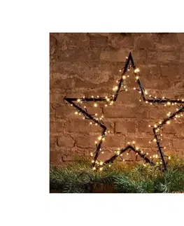 Vianočné dekorácie Eglo 411355 - LED Vonkajšia vianočná dekorácia SPIKY 140xLED/0,066W/31V/230V IP44 411355