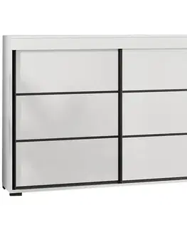 Komody do spálne Komoda Tanger 140 Biela