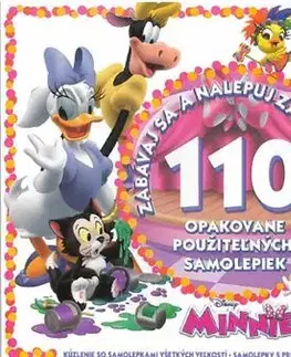 Nalepovačky, vystrihovačky, skladačky Zabávaj sa a nalepuj zas a znova! Minnie
