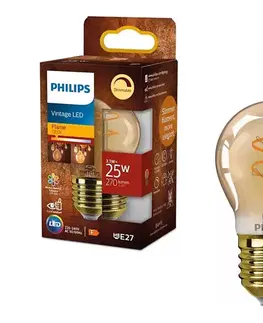 Žiarovky LED stmievateľná žiarovka VINTAGE Philips P45 E27/3,1W/230V 2200K CRI 90 872110304899800