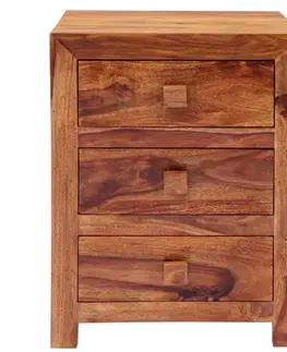 Nočné stolíky Nočný stolík Kali 45x60x40 indický masív palisander