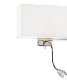Svietidlá Ideal Lux - Nástenné svietidlo 1xE27/60W/230V + 1x1W/LED