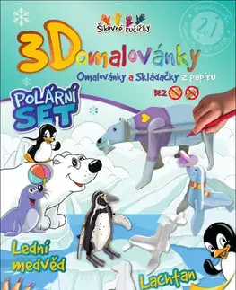 Pre deti a mládež - ostatné 3D omalovánky Polární set