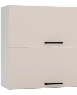Kuchynské skrinky visiace Kuchynská skrinka Max W80grf/2 svetlobéžová