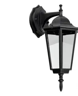 Svietidlá  Vonkajšie nástenné svietidlo 1xE27/60W/230V IP44 čierna KTLO4102CZAL
