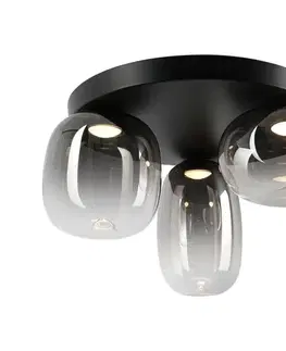 Svietidlá  LED Stropné svietidlo VASO LED/12W/230V pr. 42 cm čierna/dymová ML1412