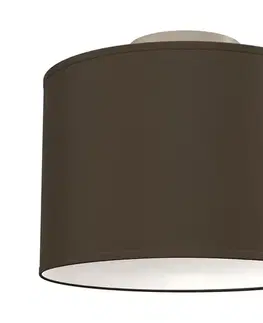 Svietidlá  Stropné svietidlo ARDEN 1xE27/15W/230V priemer 25 cm hnedé 3652