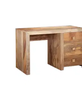Písacie a pracovné stoly Písací stôl 130x76x70 Hina z mangového dreva