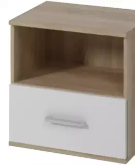 Všetky produkty Nočný stolík Goda II 1S sonoma/biela