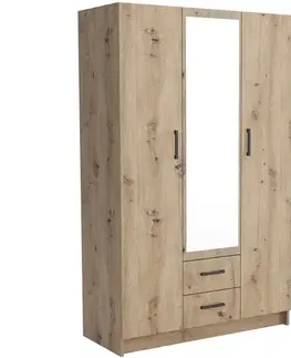 Šatníkové skrine Skriňa Pino 1artisan