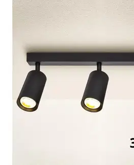 Svietidlá BRILAGI - LED stmievateľné bodové svietidlo SELE 3xGU10/4,8W/230V čierne BG0626+3xAI2382