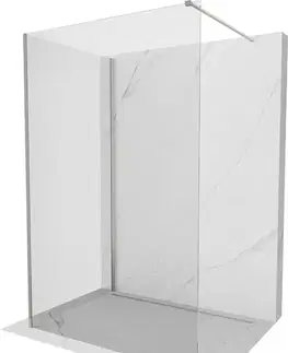 Sprchové dvere MEXEN/S - Kioto Sprchová zástena WALK-IN 110 x 85, transparent, nikel kefovaná 800-110-212-97-00-085