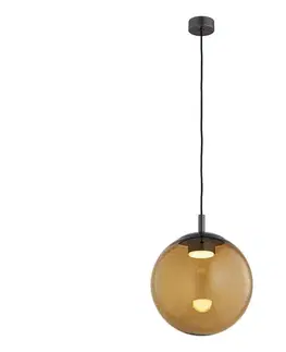 Svietidlá Argon 8831 - Luster na lanku SACRAMENTO 1xGX53/8W/230V hnedá/dymová 8831