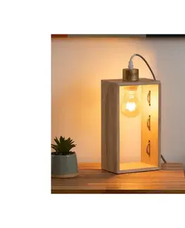 Lampy Atmosphera - Stolná lampa IWATA 1xE27/25W/230V pavlonie 167567