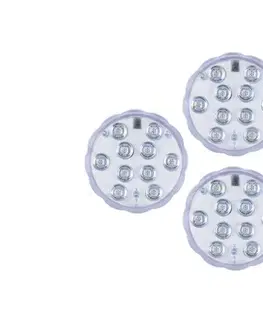 Svietidlá Grundig - SADA 3x LED RGBW stmievateľné svietidlo LED/3W/3xAAA IP65 + diaľkové ovládanie 8711252347417
