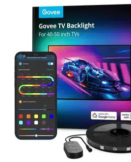 Svietidlá Govee - TV 40-50" SMART LED podsvietenie RGBIC Wi-Fi H61673D1