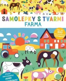 Nalepovačky, vystrihovačky, skladačky Farma - Samolepky s tvarmi