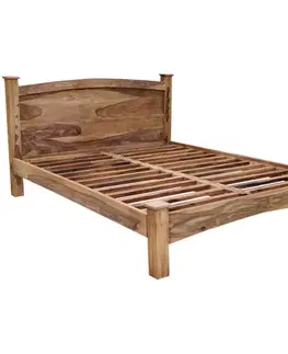 Postele Posteľ  160x200 Rami indický masív palisander