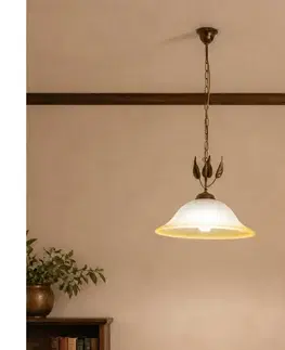 Svietidlá ONLI - Luster na reťazi MIRA 1xE27/22W/230V pr. 40 cm 4622/SM