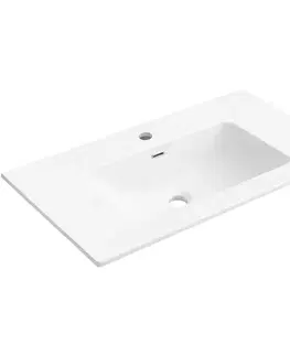 Umývadlá CERANO - Umývadlo keramické Novo - nábytkové - biela lesklá - 81x46,5 CER-665965