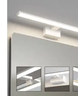 Kúpeľňové zrkadlá BRILAGI - LED kúpeľňové osvetlenie na zrkadlo VESTRA LED/12W/230V 60 cm IP44 biela FG-M1-C02-600-WHT