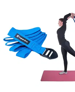 Ostatné fitness náradie Joga pás inSPORTline Bokle modrá