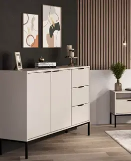 Nočné stolíky Elvisia Nočný stolík AUSTIN | cashmere