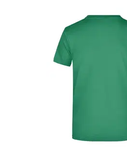 Oblečenie, obuv a doplnky JAMES NICHOLSON Kuchárske tričko J&N BIG BOY - zelené (Irish) -  veľkosti 3XL až 5XL 4XL