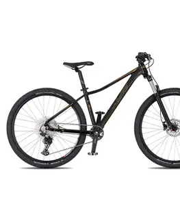 Bicykle 4EVER Nelly Active 27,5" - model 2026 black/gold - S (15,5", 155-165 cm)