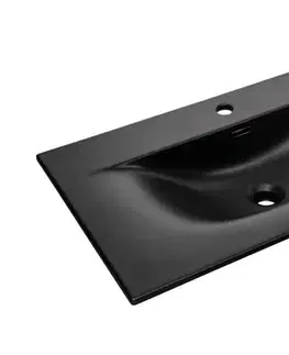 Umývadlá ArtCom Keramické umývadlo SKY1 80 | čierny mat 80 cm