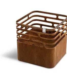 Záhradné grily HÖFATS Grilovacie prenosné ohnisko HÖFATS Cube corten