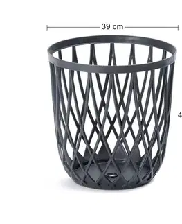 Úložné boxy NABBI IKUB35 plastový univerzálny kôš 35 l antracit