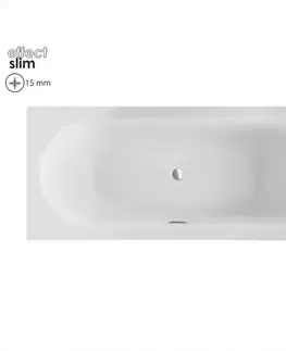 Obdĺžnikové vane Vaňa Vitae Slim+170/75+nohy