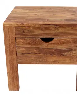 Nočné stolíky Nočný stolík Amba 45x40x40 z indického masívu palisander