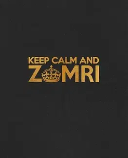 Humor a satira Keep Calm and Zomri