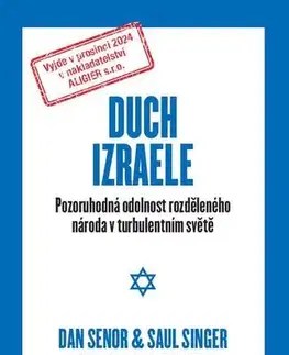 Svetové dejiny, dejiny štátov Duch Izraele - Pozoruhodná odolnost rozděleného národa v turbulentním světě - Dan Senor,Saul Singer